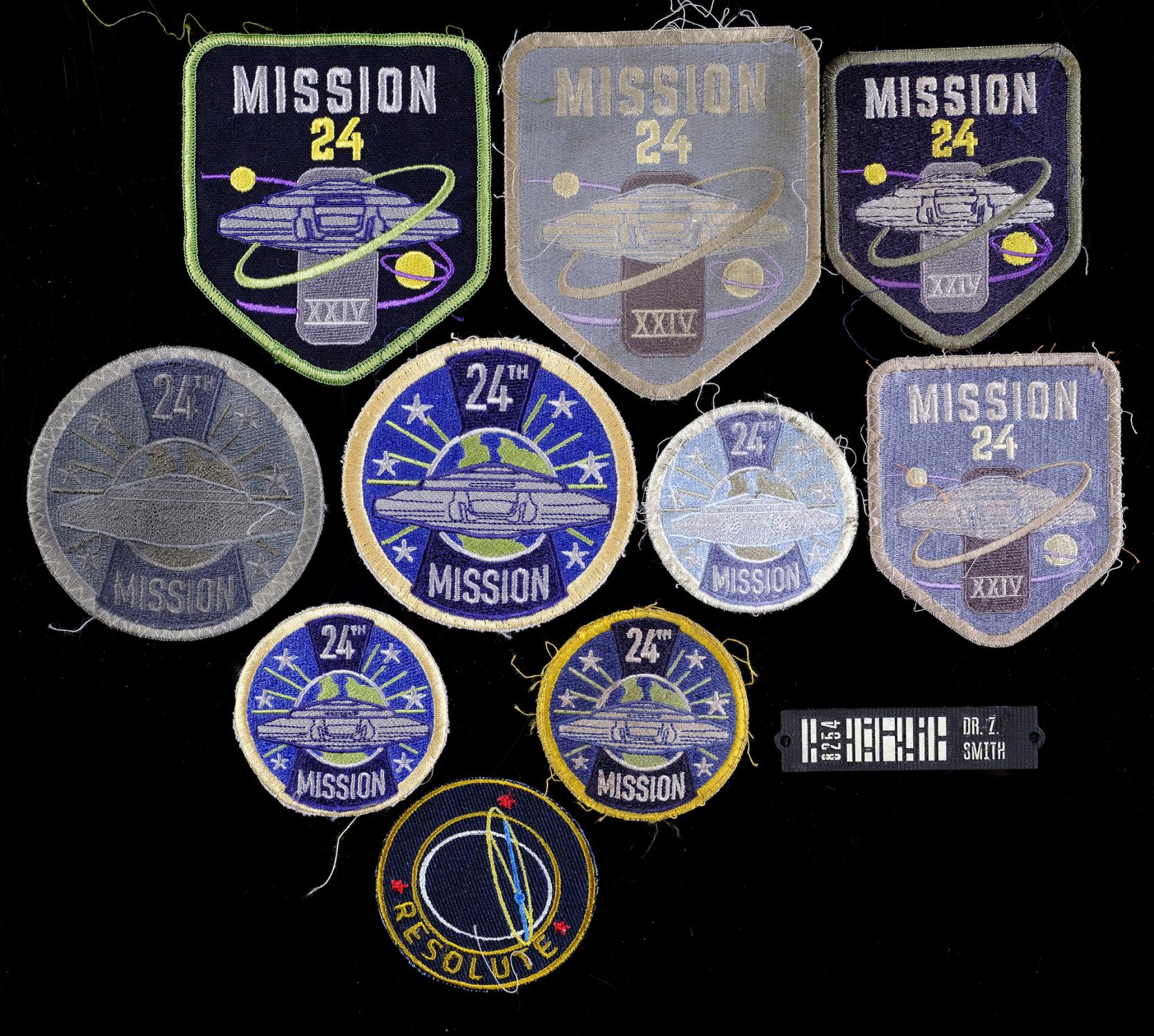 Dr. Smith Name Badge and Patches