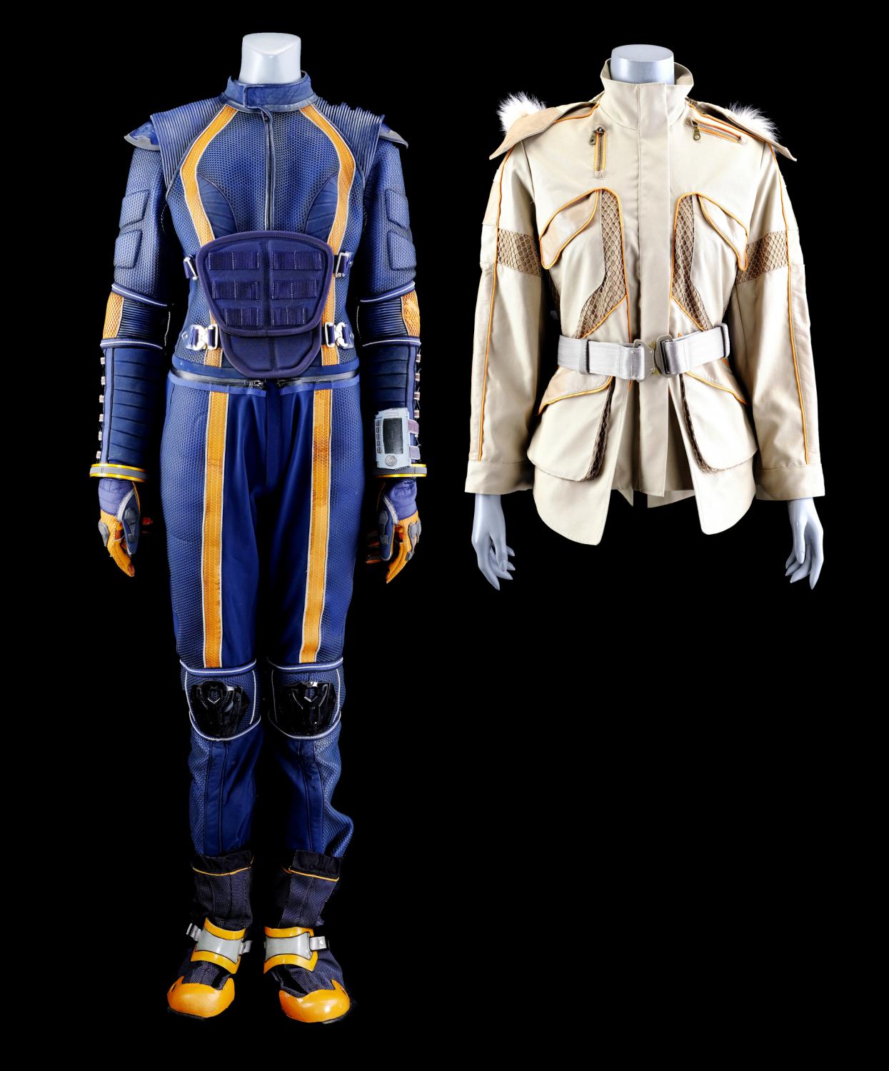 judy-robinson-spacesuit-under-layers-and-boots-and-accessories-and-cold-weather-jacket-with-mission-24-patch