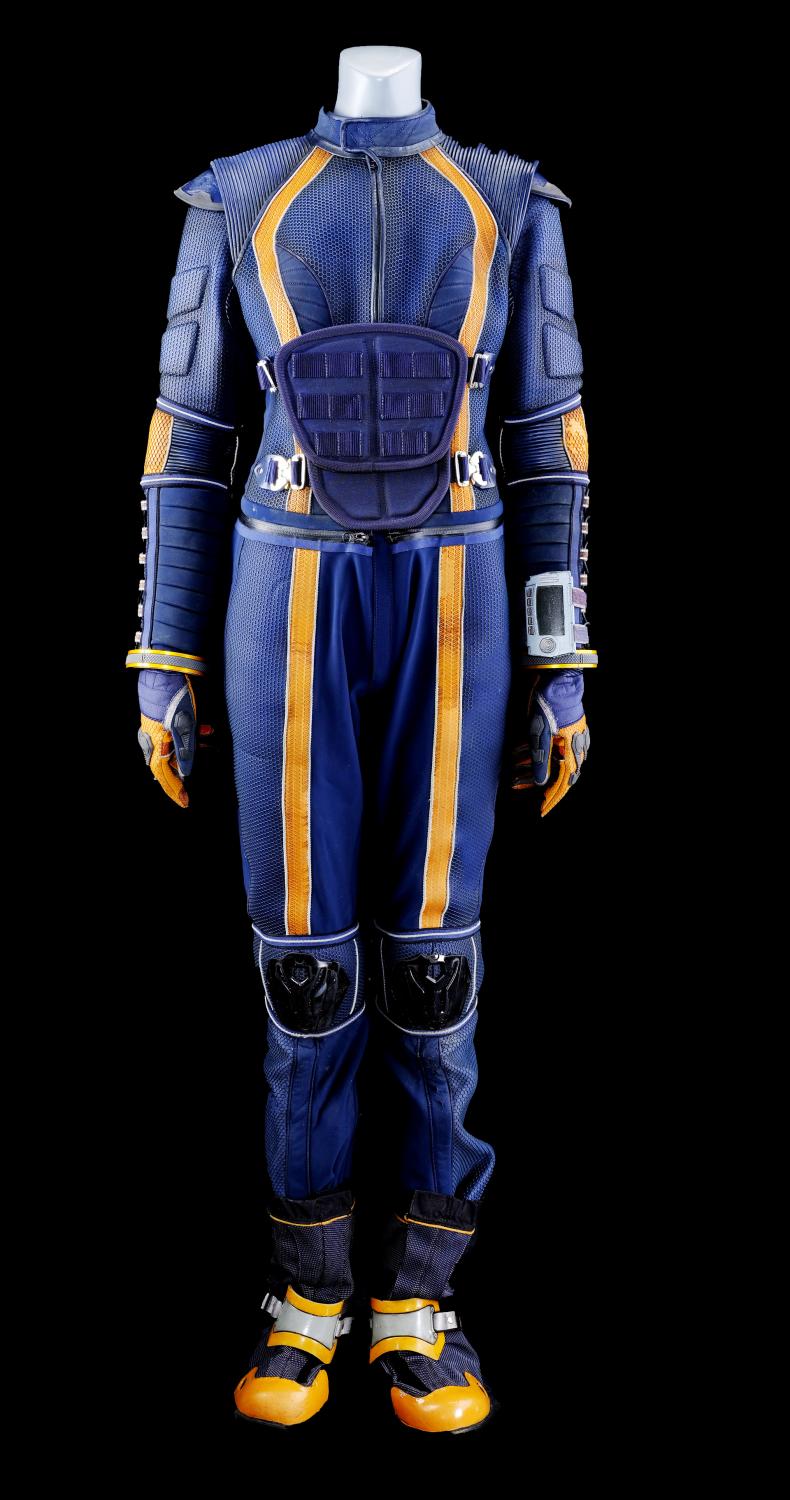 judy-robinson-spacesuit-under-layers-and-boots-and-accessories-and-cold-weather-jacket-with-mission-24-patch