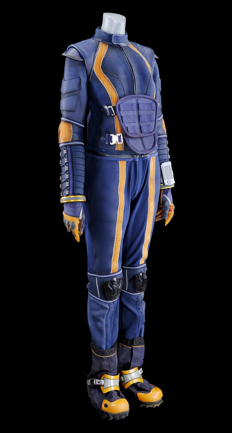 judy-robinson-spacesuit-under-layers-and-boots-and-accessories-and-cold-weather-jacket-with-mission-24-patch
