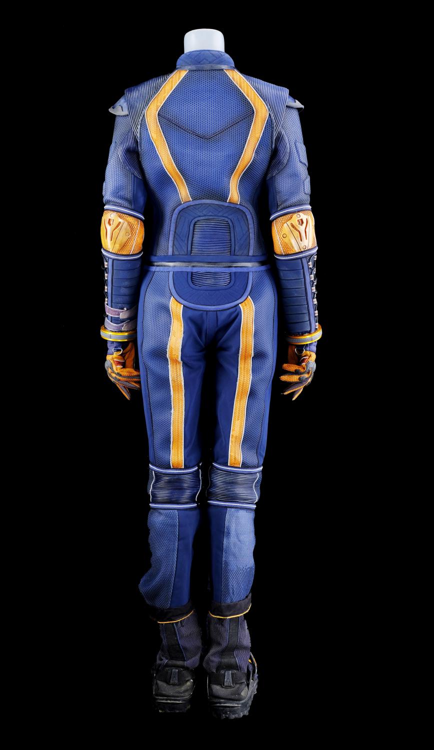 judy-robinson-spacesuit-under-layers-and-boots-and-accessories-and-cold-weather-jacket-with-mission-24-patch