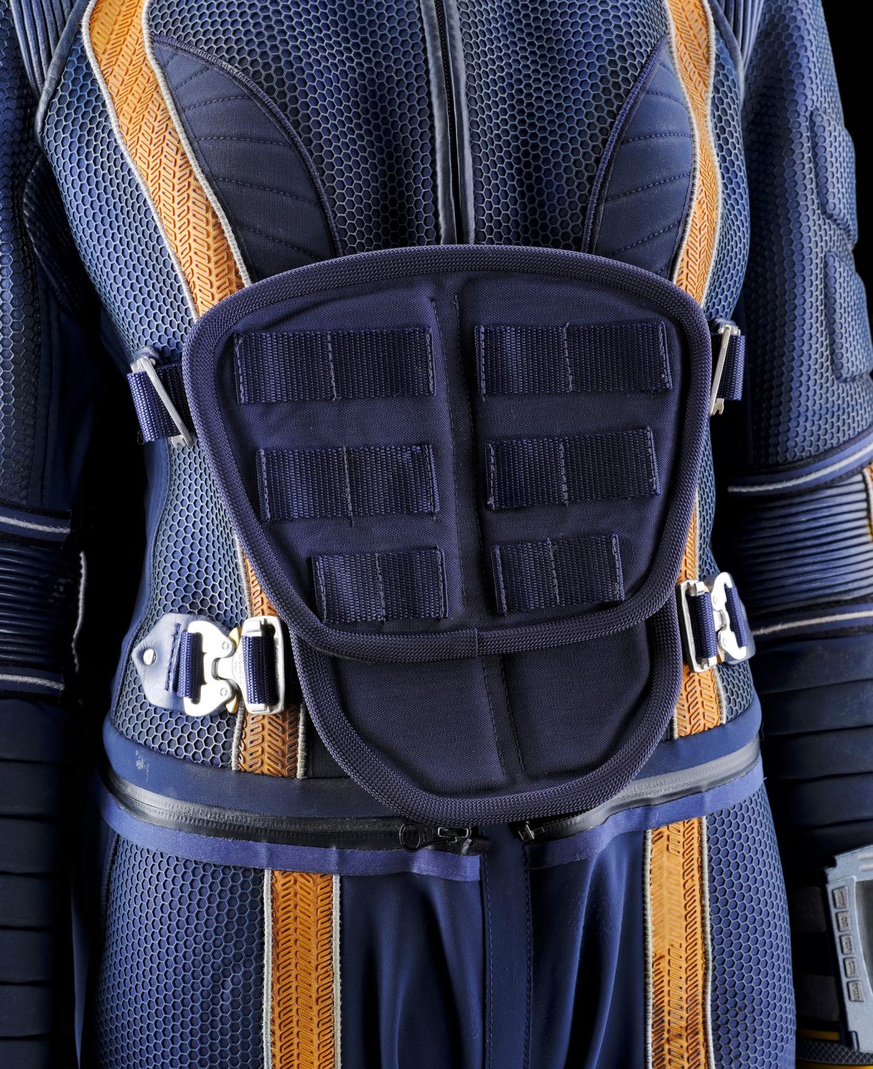 judy-robinson-spacesuit-under-layers-and-boots-and-accessories-and-cold-weather-jacket-with-mission-24-patch