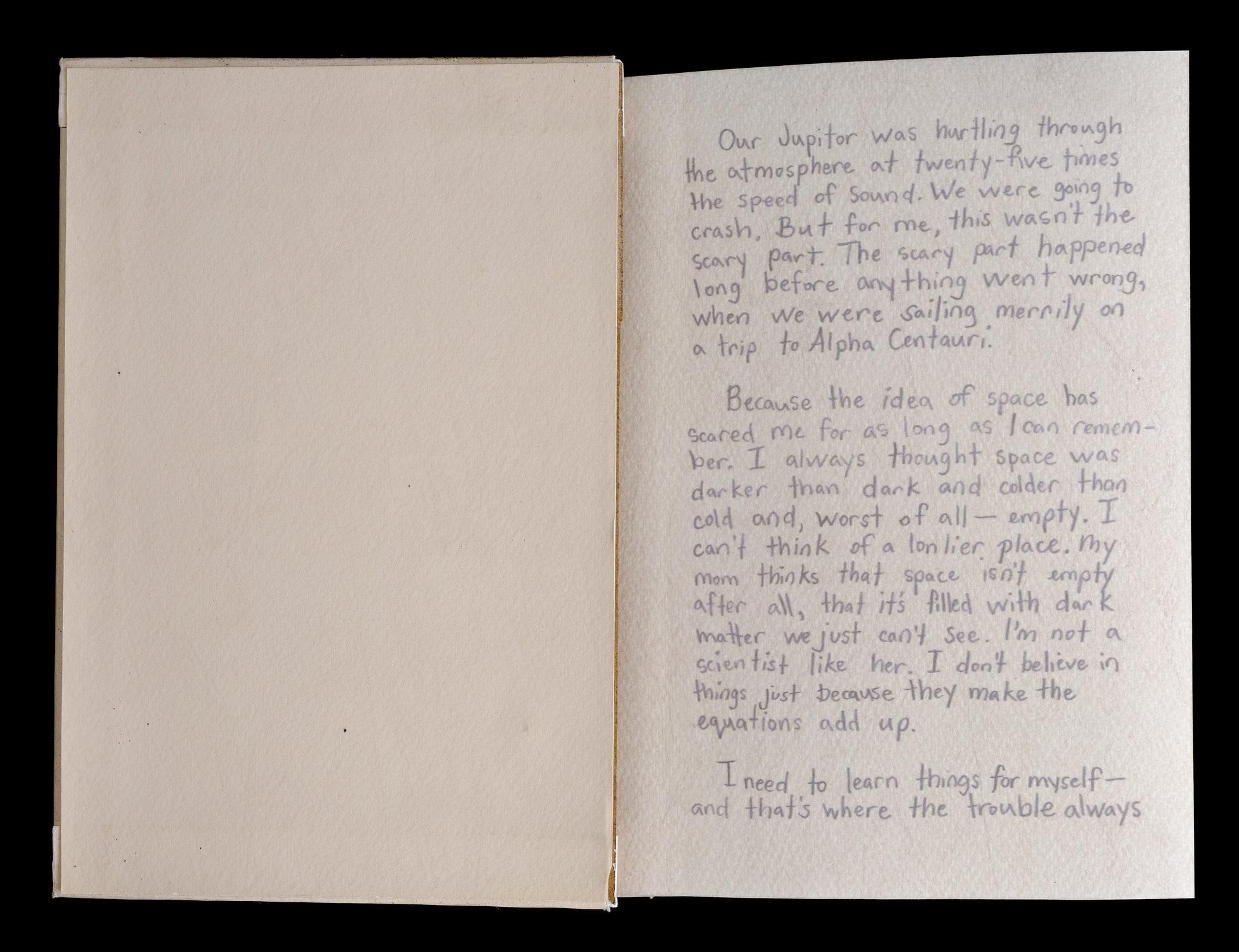 penny-robinson-spacesuit-under-layers-with-boots-and-wrist-communications-device-and-lost-in-space-journal