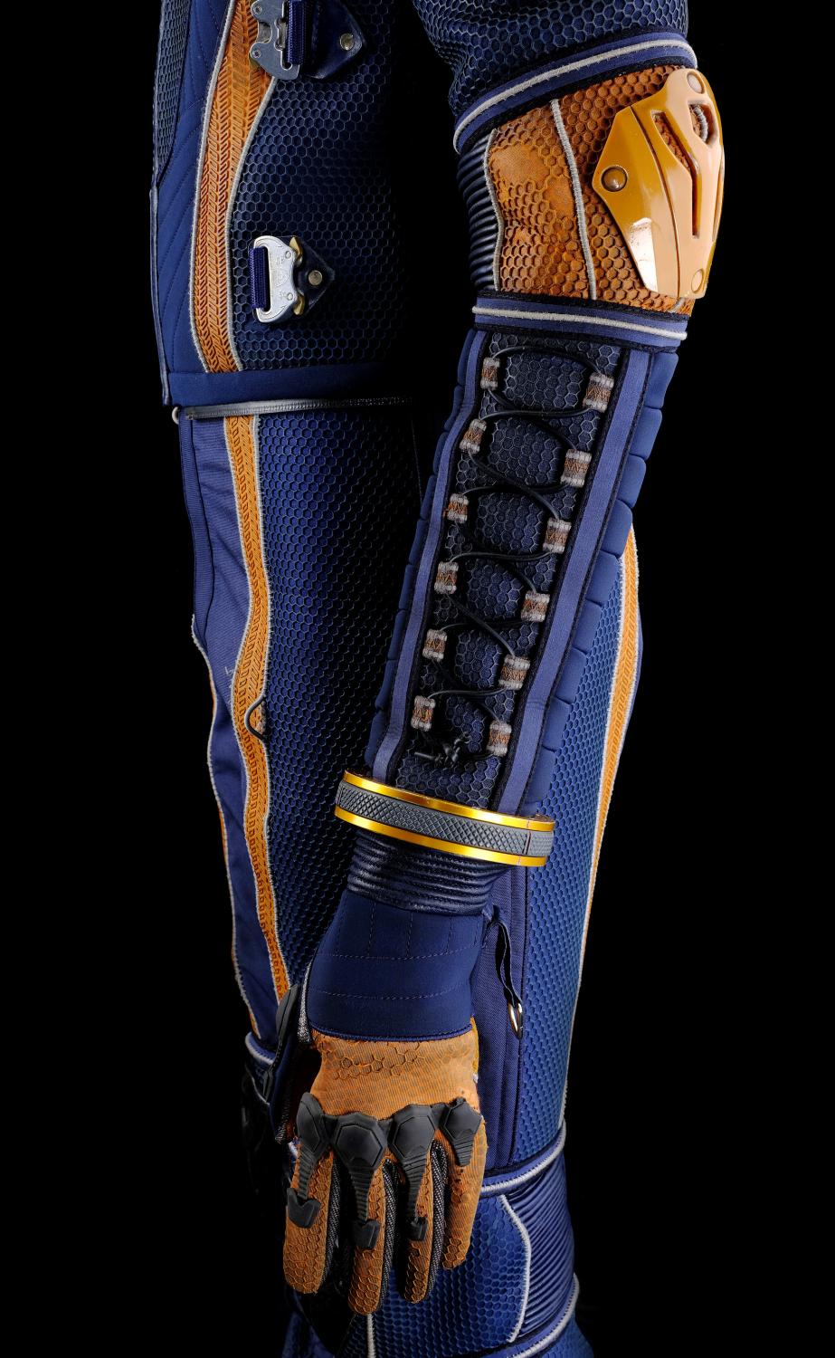will-robinson-spacesuit-under-layers-with-boots-and-cold-weather-jacket-with-mission-24-patch-and-accessories